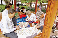 103icho ソウル市瑞草區盤浦にあるイチョウの周りに設けられた公園内