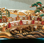 （17）△近江八景欄間彫刻（大津市中京町自治会）