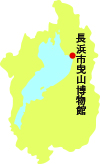 長浜市曳山博物館の位置