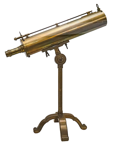 廣瀬さんが製作した復元反射望遠鏡