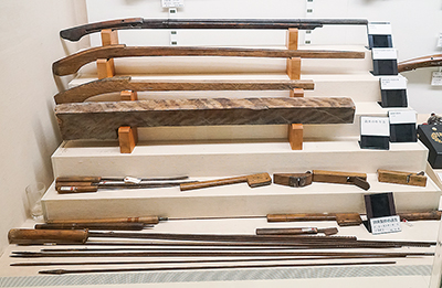 銃床の製作工程と道具類