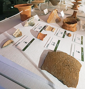 伊勢遺跡の出土品